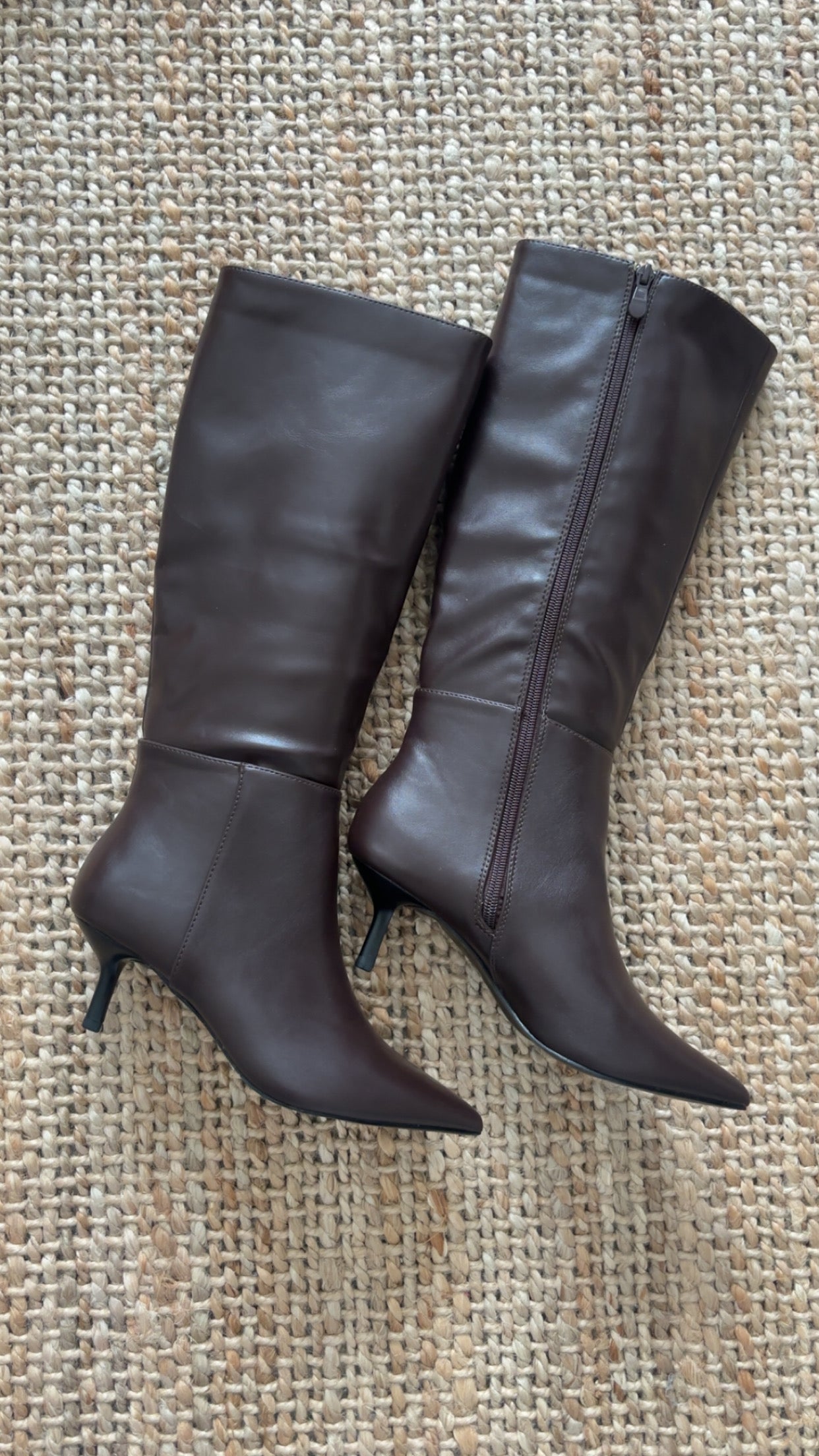 Botte à talon chocolat