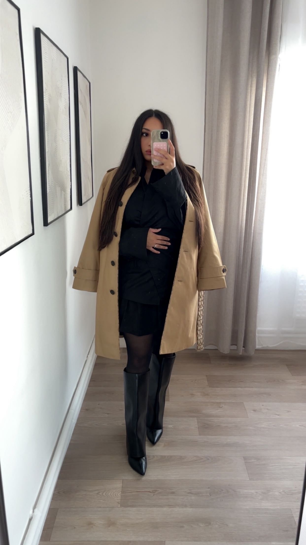 Chemise asymétrique Noir